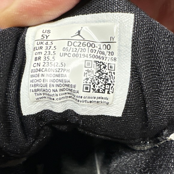 Nike Air Jordan Flight 45 High Concord White, Black Blue Basketball Boys Size 5Y - Picture 11 of 11